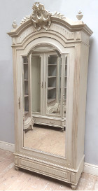 french antique single door armoire